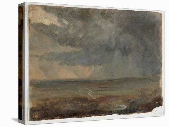 Stormy Landscape, C.1832 (Oil on Paper)-Thomas Cole-Premier Image Canvas