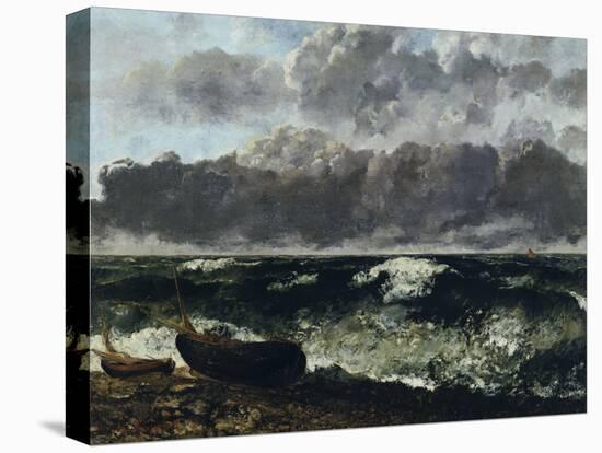 Stormy Sea or The Wave, c.1870-Gustave Courbet-Premier Image Canvas