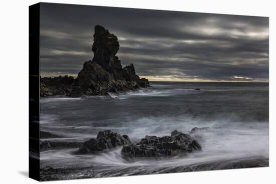 Stormy shoreline scenic, Dritvik, Iceland.-Bill Young-Premier Image Canvas