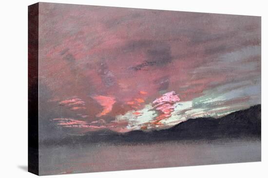 Stormy Sunset from Brantwood, Ruskin's Home in Cumbria-John Ruskin-Premier Image Canvas