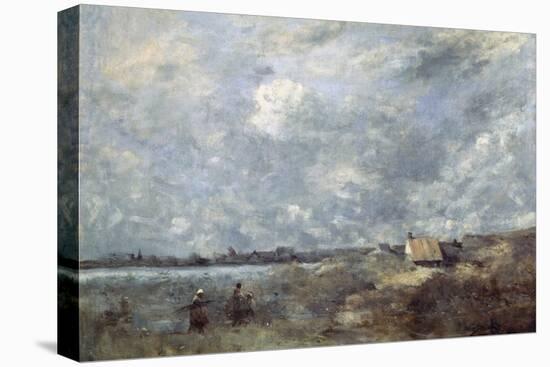Stormy Weather. Pas De Calais, C1870-Jean-Baptiste-Camille Corot-Premier Image Canvas