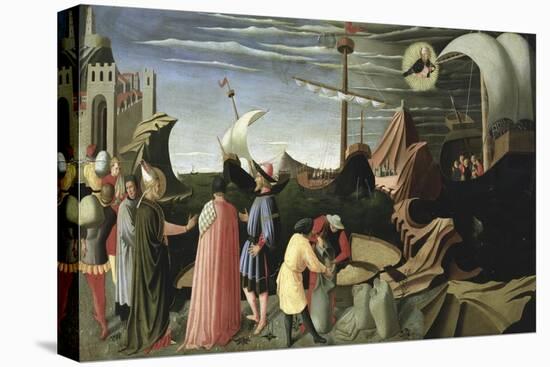 Story of Saint Luke Predella Triptych-Fra Angelico-Premier Image Canvas