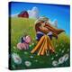 Storytime On The Farm-Cindy Thornton-Stretched Canvas