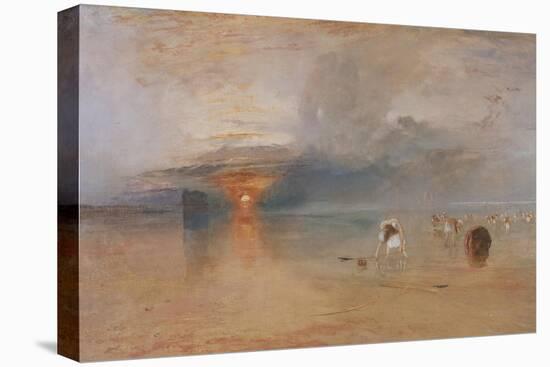 Strand Bei Calais, Fischerfrauen Sammeln Koeder Ein, 1830-J. M. W. Turner-Premier Image Canvas