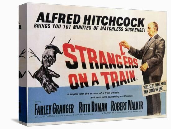 Strangers on a Train, 1951-null-Stretched Canvas