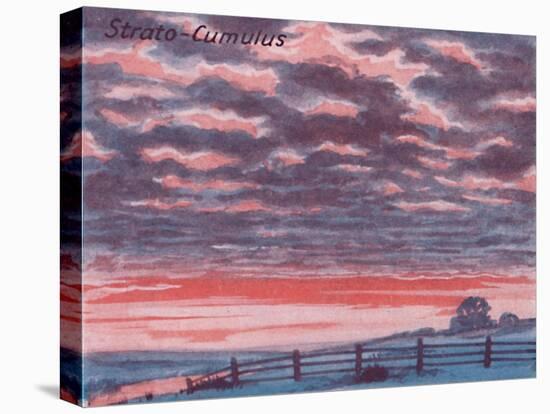 'Strato-Cumulus - A Dozen of the Principal Cloud Forms In The Sky', 1935-Unknown-Premier Image Canvas