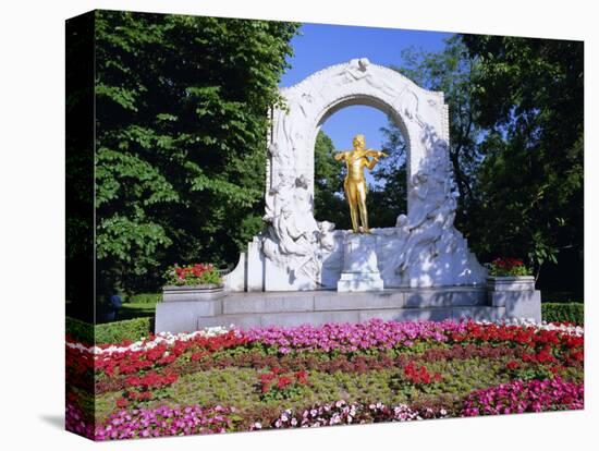 Strauss Monument in Stadt Park, Vienna, Austria, Europe-Gavin Hellier-Premier Image Canvas