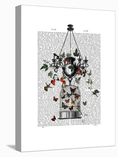 Strawberry Chandelier-Fab Funky-Stretched Canvas