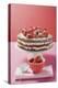 Strawberry Cream Cake on Cake Stand, Strawberries, Icing Sugar-Eising Studio Food Photo and Video-Premier Image Canvas