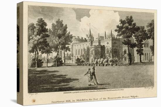 Strawberry Hill, Twickenham, London, the Seat of the Honourable Horace Walpole-Edward Dayes-Premier Image Canvas