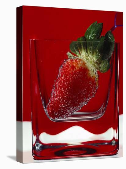 Strawberry in a Glass of Water-Vladimir Shulevsky-Premier Image Canvas