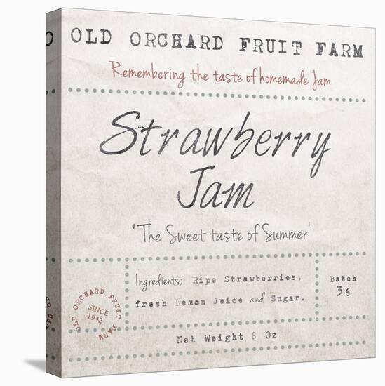 Strawberry Jam-The Vintage Collection-Stretched Canvas