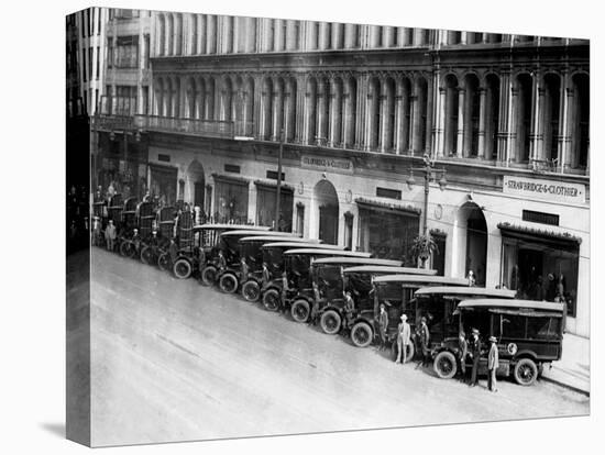 Strawbridge and Clothier Delivery Vans, Philadelphia, Pennsylvania-null-Stretched Canvas