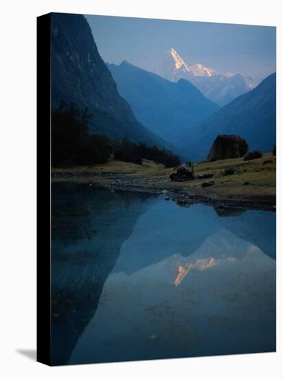 Stream by River, Cordillera Blanca, Peru-Mitch Diamond-Premier Image Canvas