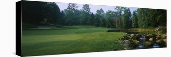 Stream in a Golf Course, Laurel Valley Golf Club, Ligonier, Pennsylvania, USA-null-Premier Image Canvas