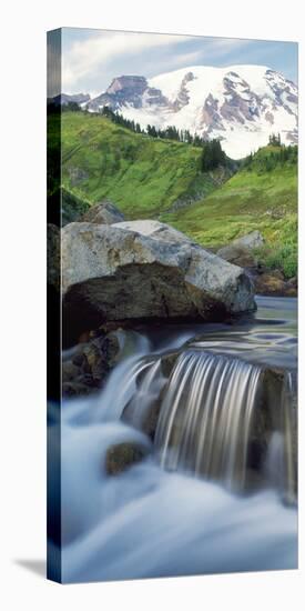 Stream on Paradise Trail near Mt. Rainier National Park lodge-Stuart Westmorland-Premier Image Canvas