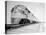 Streamliner Traveling along the Illinois Central Line-null-Premier Image Canvas