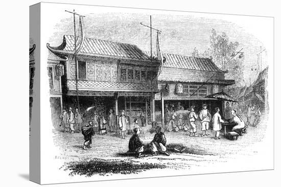 Street and Shops in Pekin, 1847-Walmsley-Premier Image Canvas