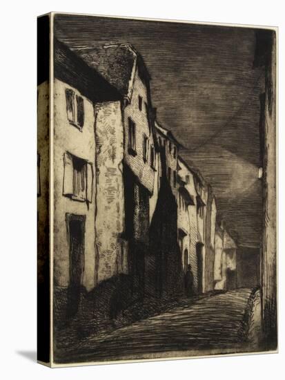 Street at Saverne from Twelve Etchings from Nature, 1858-James Abbott McNeill Whistler-Premier Image Canvas