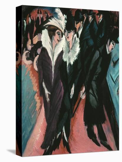 Street, Berlin-Ernst Ludwig Kirchner-Premier Image Canvas