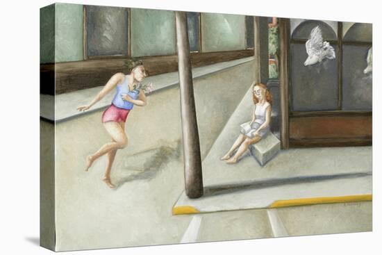 Street Corner Annunciation, 2006-Caroline Jennings-Premier Image Canvas