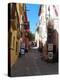 Street in Collioure France-Marilyn Dunlap-Stretched Canvas