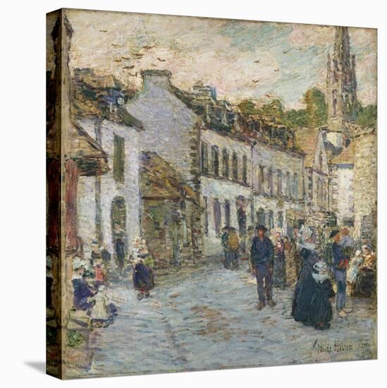 Street in Pont Aven, 1897-Frederick Childe Hassam-Premier Image Canvas