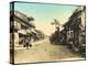 Street in Rangoon, Burma, Late 19th or Early 20th Century-null-Premier Image Canvas