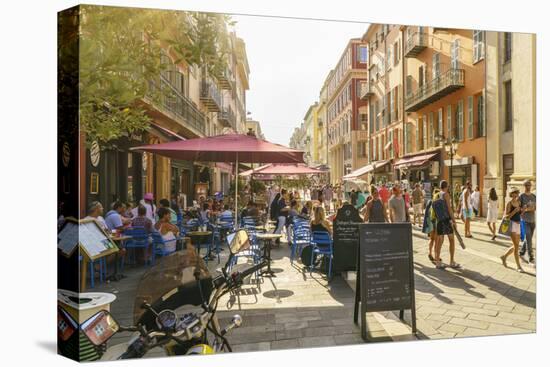 Street in the Old Town, Vieille Ville, Nice, Cote d'Azur, Alpes-Maritimes, French Riviera, France, -Fraser Hall-Premier Image Canvas