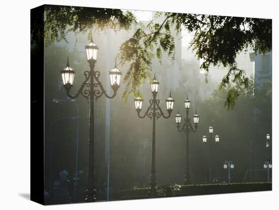 Street Lamps, Buenos Aires, Argentina, South America-Christian Kober-Premier Image Canvas