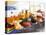 Street Market Stall Selling Cheese, Montevideo, Uruguay-Per Karlsson-Premier Image Canvas