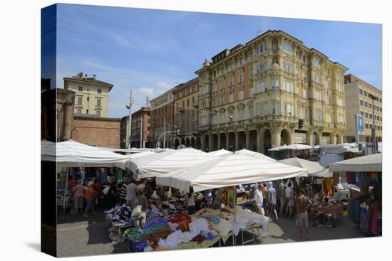 Street Market, Via Irnerio, Bologna, Emilia-Romagna, Italy, Europe-Peter Richardson-Premier Image Canvas