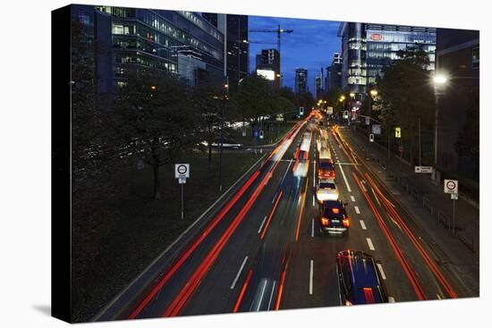 Street, Rush-Hour Traffic, Mobility, Dusk, Theodor-Heuss-Allee-Axel Schmies-Premier Image Canvas