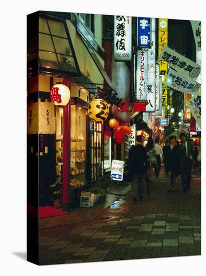 Street Scene at Night, Shinjuku, Tokyo, Japan, Asia-Gavin Hellier-Premier Image Canvas