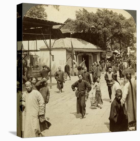 Street Scene, Canton, China-Underwood & Underwood-Premier Image Canvas