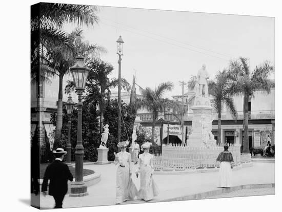 Street Scene, Havana, Cuba-null-Stretched Canvas