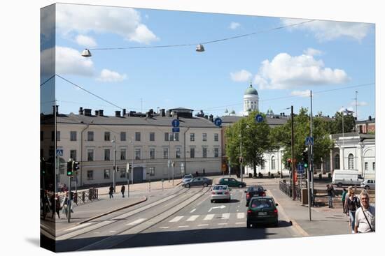 Street Scene, Helsinki, Finland, 2011-Sheldon Marshall-Premier Image Canvas