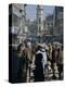 Street Scene in the Bazaar, Peshawar, North West Frontier Province, Pakistan, Asia-Robert Harding-Premier Image Canvas