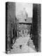 Street Scene in Victorian London-null-Premier Image Canvas