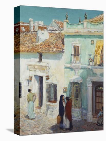 Street Scene, La Ronda, Spain, 1910-Childe Hassam-Premier Image Canvas