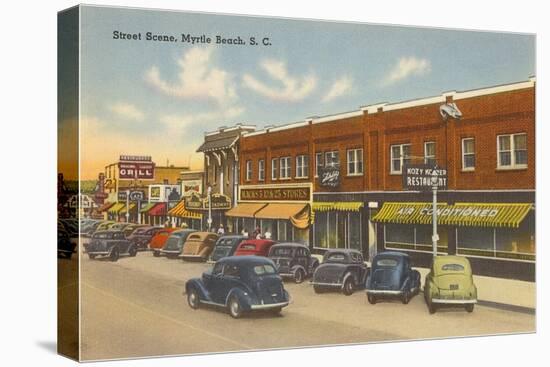 Street Scene, Myrtle Beach, South Carolina-null-Stretched Canvas