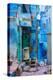 Street Scene of the Blue Houses, Jodhpur, the Blue City, Rajasthan, India, Asia-Laura Grier-Premier Image Canvas