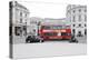 Street Scene, Red Double-Decker Bus, Roundabout, Charing Cross, Trafalgar Square-Axel Schmies-Premier Image Canvas