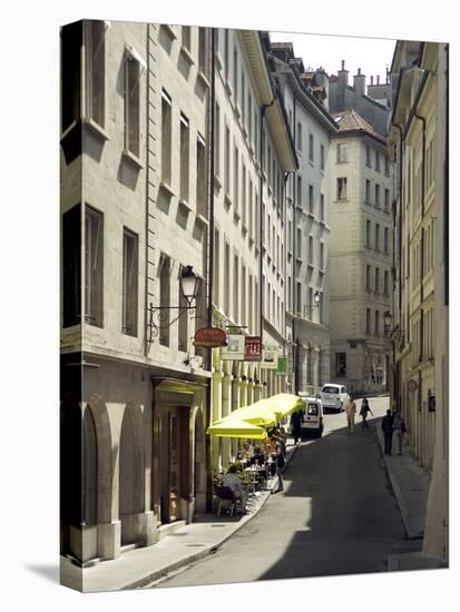 Street Scenes from Geneva Old Town, Geneva, Switzerland, Europe-Matthew Frost-Premier Image Canvas