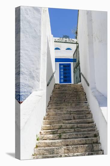 Street, Sidi Bou Said, Tunisia, North Africa-Nico Tondini-Premier Image Canvas