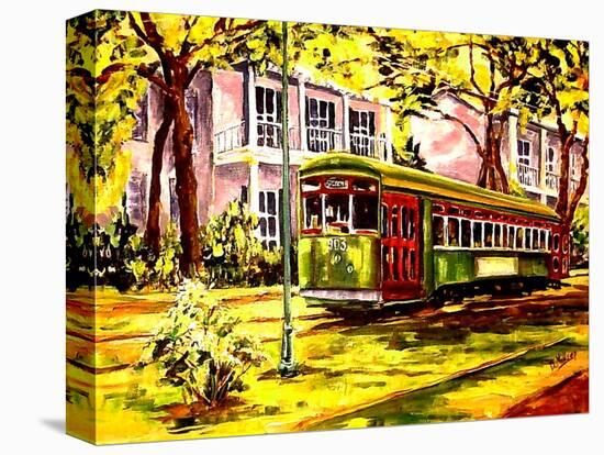 Streetcar on St. Charles Avenue-Diane Millsap-Stretched Canvas