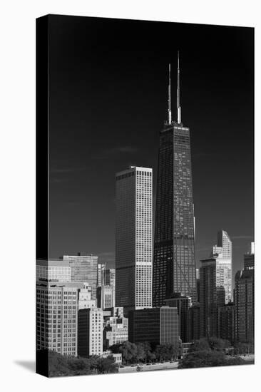 Streeterville Chicago Illinois BW-Steve Gadomski-Premier Image Canvas