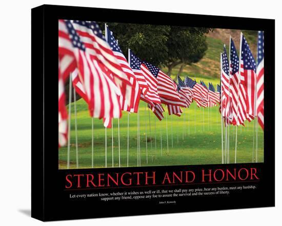 Strength and Honor-SM Design-Stretched Canvas