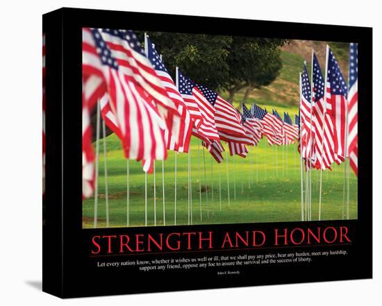 Strength and Honor-SM Design-Stretched Canvas