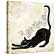 Stretching Burlap Cat-Alan Hopfensperger-Stretched Canvas